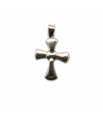 PE001341 Genuine sterling silver pendant solid hallmarked 925 Cross 